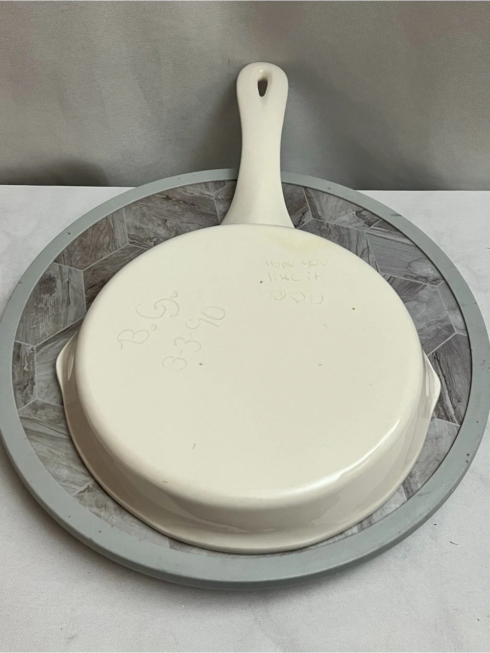 Vintage Ceramic Chicken Rooster Skillet Wall Hanging Farmhouse Serving Dish